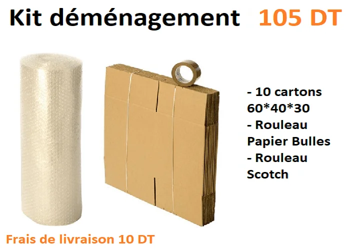 kit carton de déménagement Tunisie