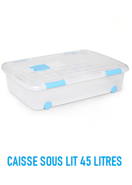 Caisse sous lit : 45 litres