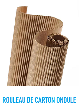 Rouleau de carton ondulé