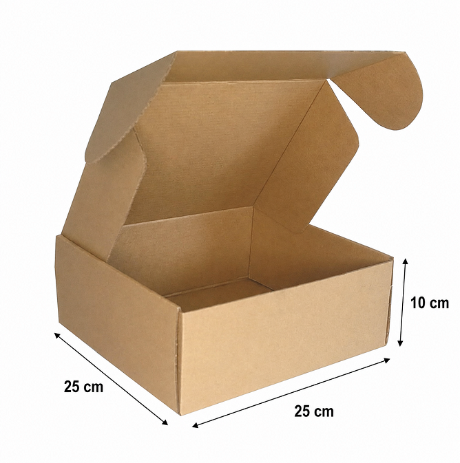 Boite d'expédition 25 X 25 X 10 cm