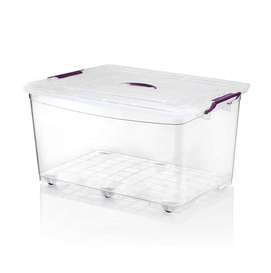Caisse de rangement 80 litres 69,5 x 43,5 x 38 cm