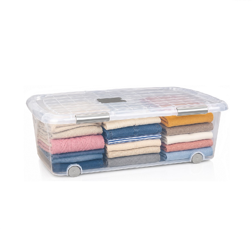 Caisse sous lit 45 litres 74 x 54 x 18 cm