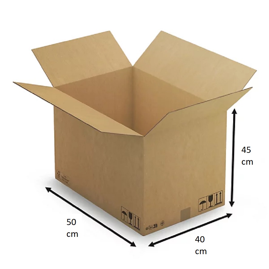 Carton renforcé 50 x 40 x 45 cm